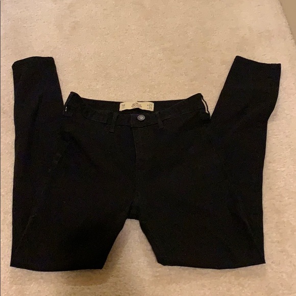 Black high rise hollister Jean leggings - Picture 1 of 2